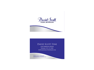 Business Card Design by Preethu for David Scott Fine Jewelry | Design: #1838700