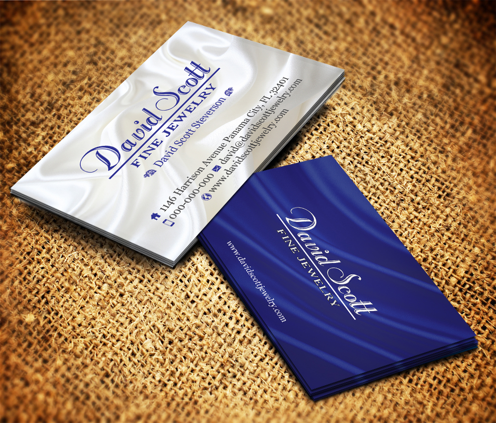Diseño de Tarjeta de Presentación por Sarmishtha Chattopadhyay_loginchange para David Scott Fine Jewelry | Diseño #1893866