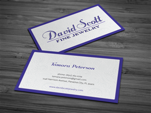 Design de Carte de Visite par HYPdesign pour David Scott Fine Jewelry | Design : #1840864