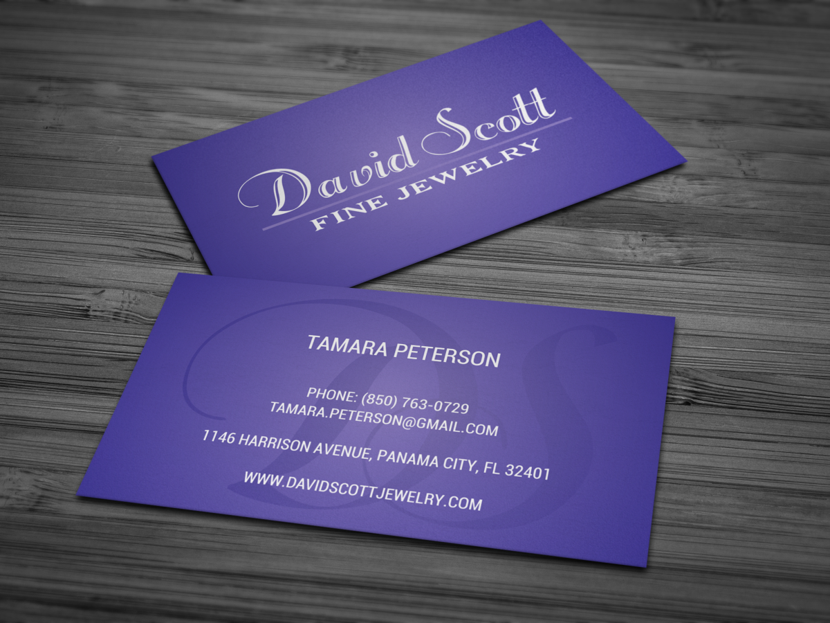 Design de Carte de Visite par HYPdesign pour David Scott Fine Jewelry | Design #1840866