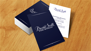Diseño de Tarjeta de Presentación por Sarah Mathews para David Scott Fine Jewelry | Diseño #1826062