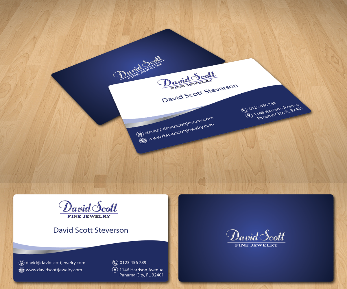 Visitenkarten-Design von Radu Borzea für David Scott Fine Jewelry | Design #1826901