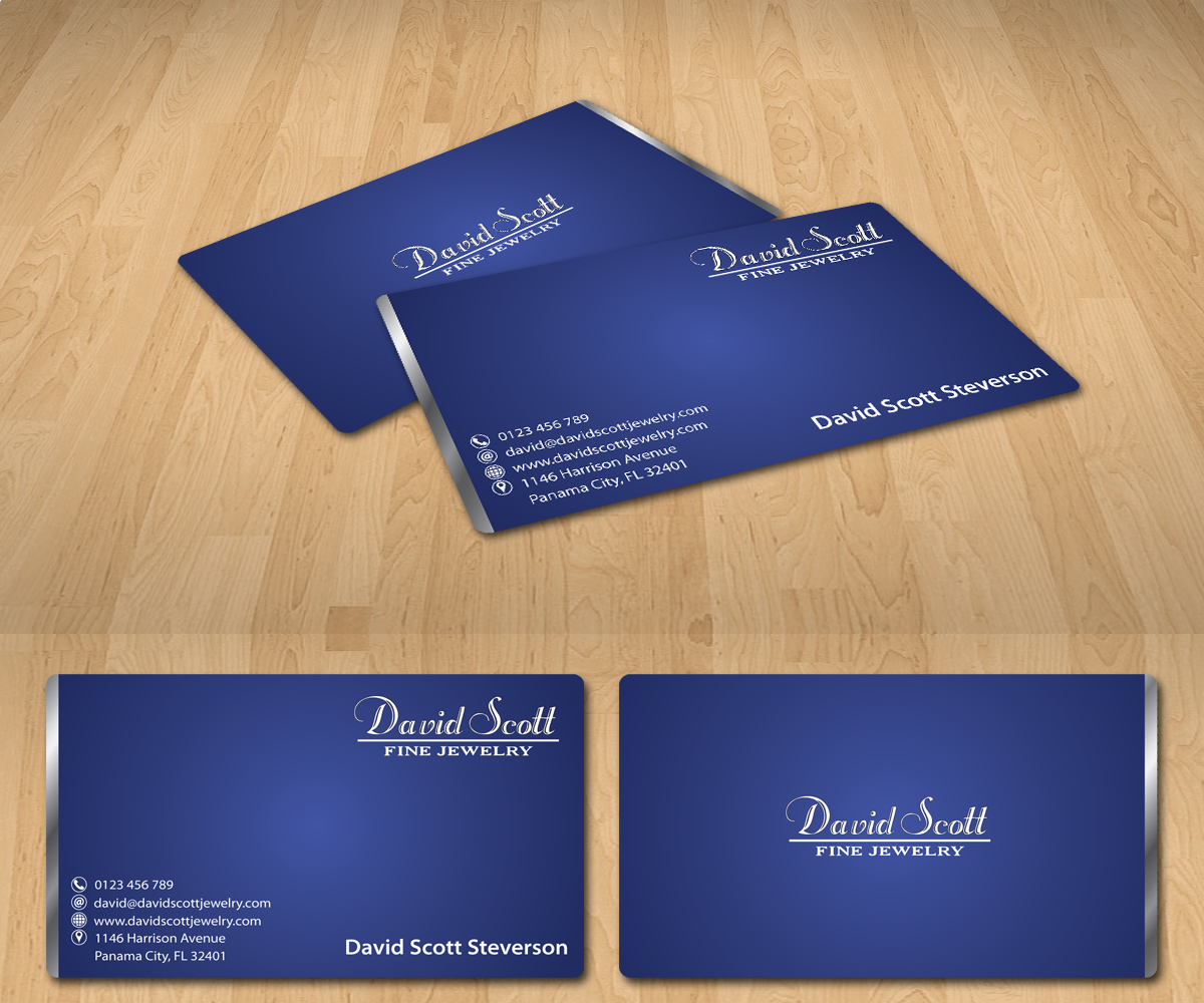 Diseño de Tarjeta de Presentación por Radu Borzea para David Scott Fine Jewelry | Diseño #1826936
