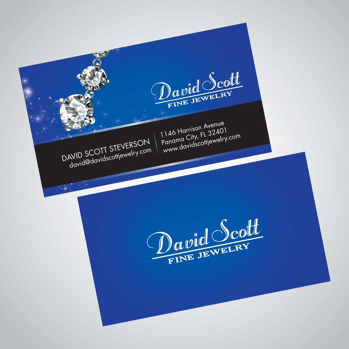 Visitenkarten-Design von RJ für David Scott Fine Jewelry | Design #1830594