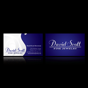 Business Card Design by yellowpixell for David Scott Fine Jewelry | Design: #1873791