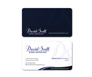 Visitenkarten-Design von MDesign für David Scott Fine Jewelry | Design: #1896895
