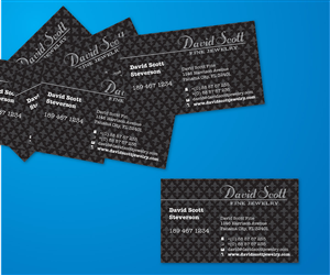 Business Card Design by Edison for David Scott Fine Jewelry | Design: #1841685