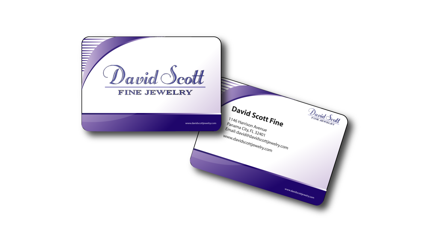 Business Card Design by nafizrahat for David Scott Fine Jewelry | Design #1827770