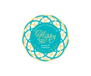 Flippy Sis     Jewelry & Junktiques    Adventure finds us & we share it with you! | Logo Design by Dzains