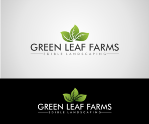 Green Leaf Farms - Edible Landscaping | Diseño de Logo por sumarnishadi