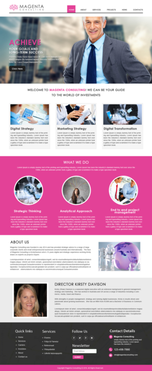 Wordpress Design by webxvision for this project | Design: #7205212