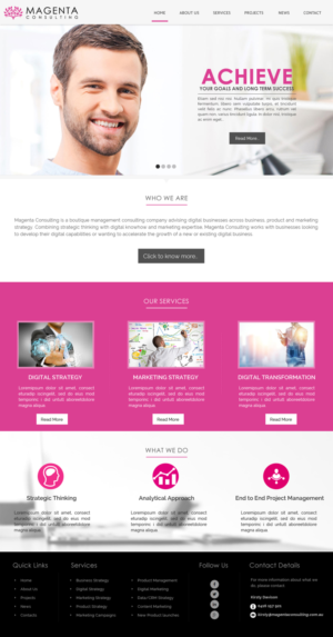 Wordpress Design by webxvision for this project | Design: #7212858