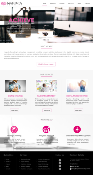 Wordpress Design by webxvision for this project | Design: #7301177