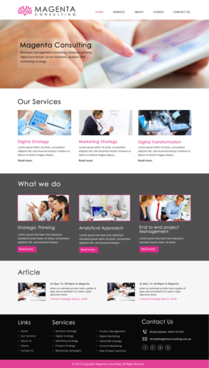 Wordpress Design by Creative X Designs for this project | Design: #7224872