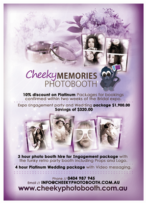 Flyer for Photo booth business for wedding expo | Flyer Design by diRtY.EMM