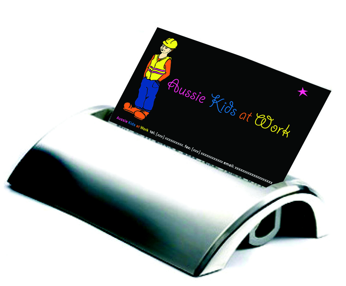Visitenkarten-Design von Bazzie L für Aussie Kids at Work | Design #1859497