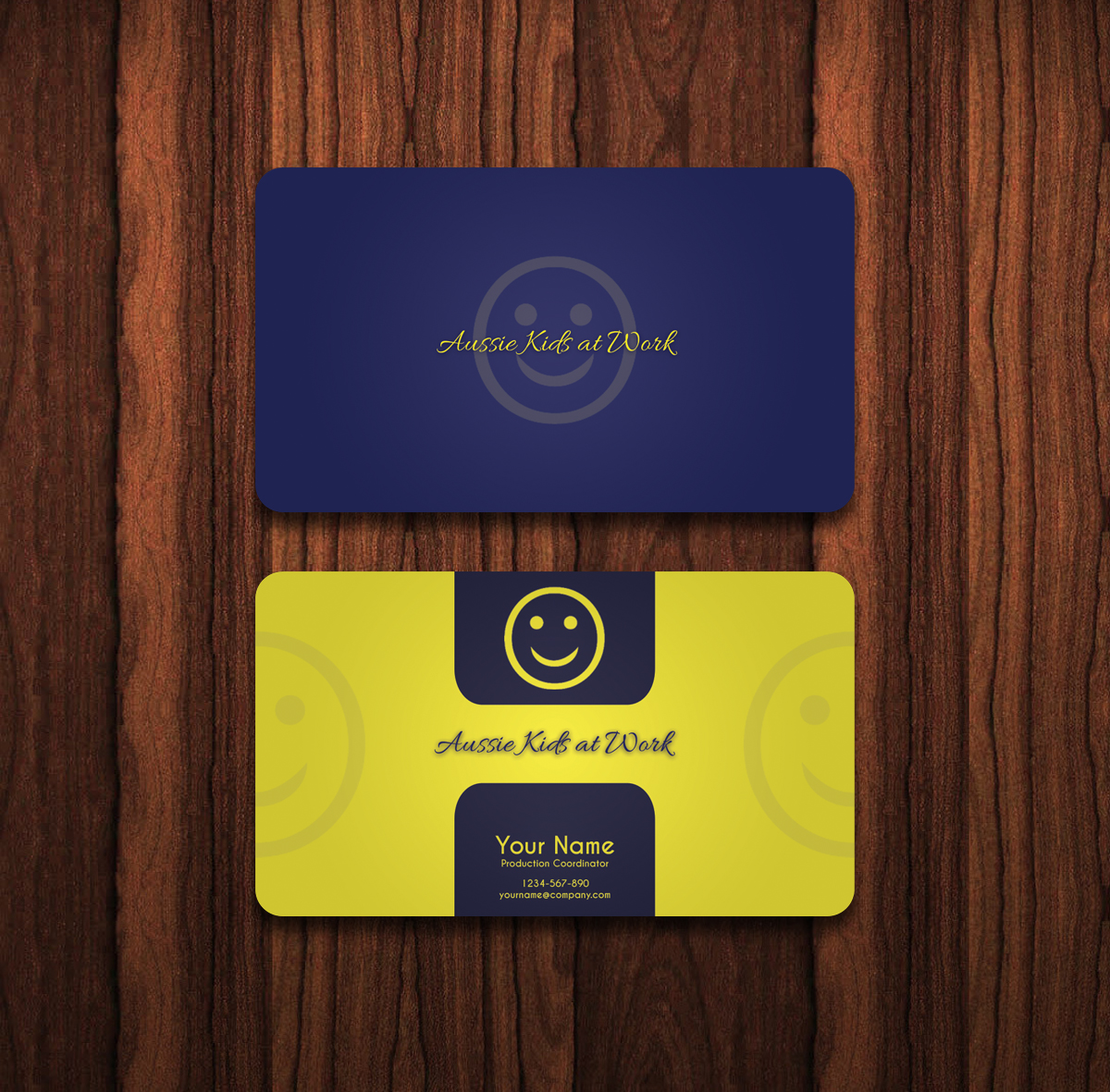 Visitenkarten-Design von TS Designs für Aussie Kids at Work | Design #1876427