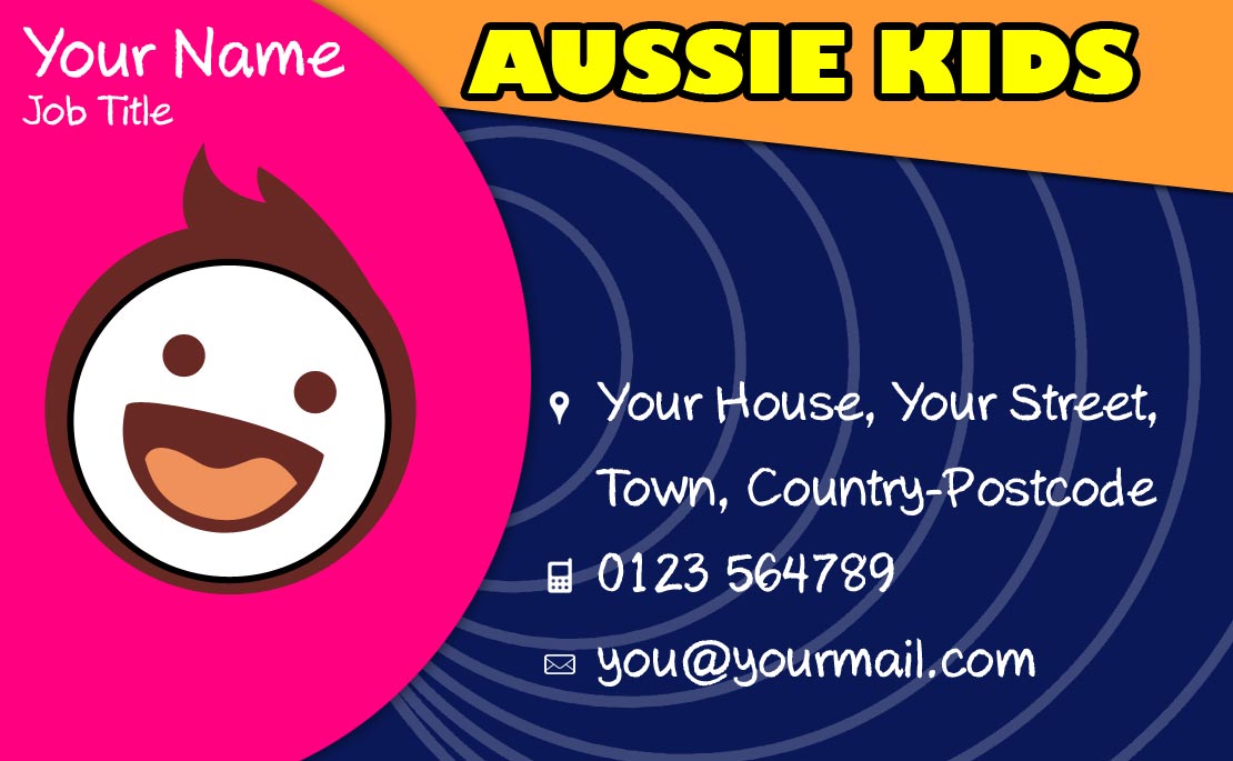 Visitenkarten-Design von krish für Aussie Kids at Work | Design #1861205
