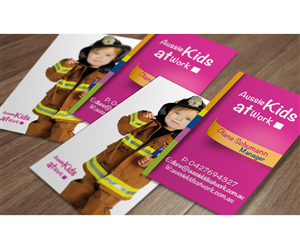 Diseño de Tarjeta de Presentación por JMFA para Aussie Kids at Work | Diseño: #1959692