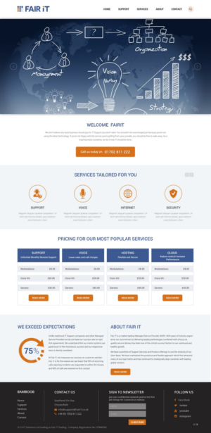 Diseño Web por pb para este proyecto | Diseño: #7213186