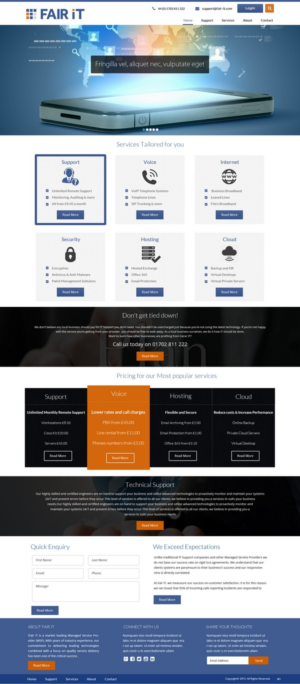 Web Design by pb for this project | Design: #7227344