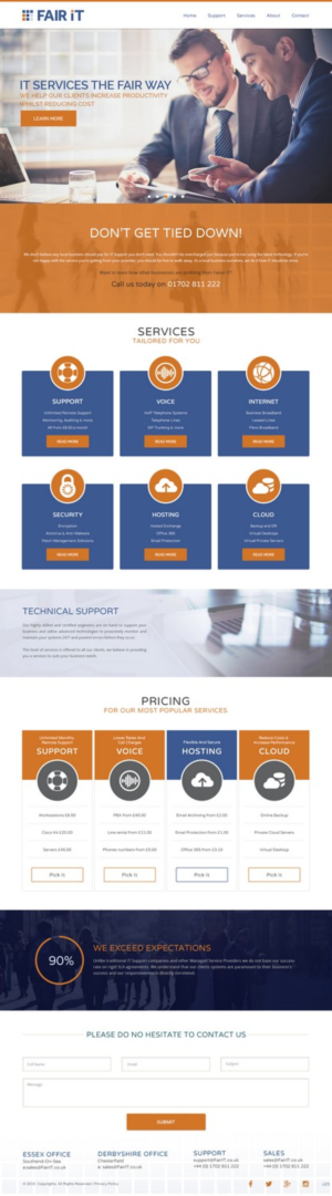 Web Design by pb for this project | Design: #7227345