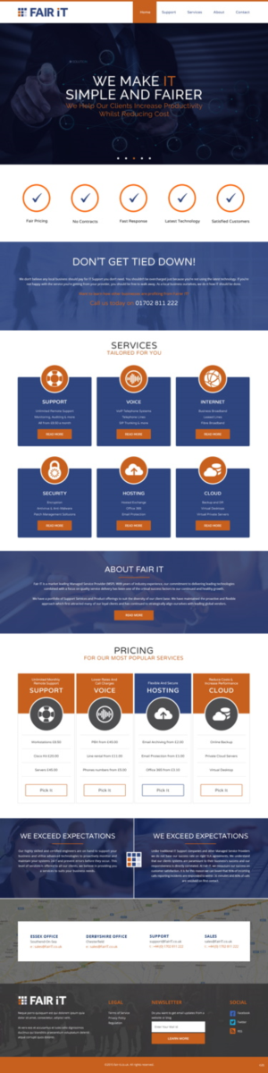 Web Design by pb for this project | Design #7248990
