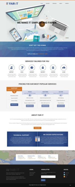 Web Design by pb for this project | Design: #7256498