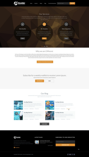 Wordpress Design by pb for Boulder Marketing Technology | Design: #7573114