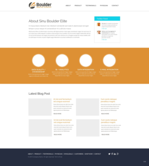 Wordpress Design by pb for Boulder Marketing Technology | Design: #7573116
