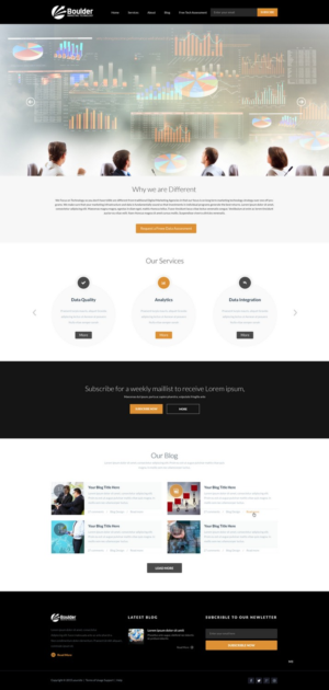Wordpress Design by pb for Boulder Marketing Technology | Design: #7573117