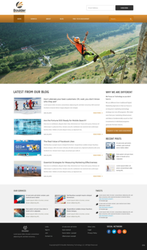 Wordpress Design by pb for Boulder Marketing Technology | Design: #7584251