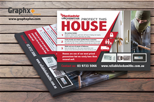 Flyer-Design von Graphxplus für reliable locksmiths | Design: #1865715