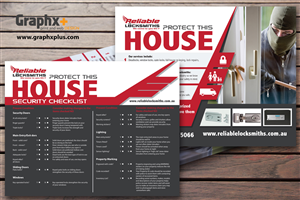 Flyer-Design von Graphxplus für reliable locksmiths | Design: #1869790