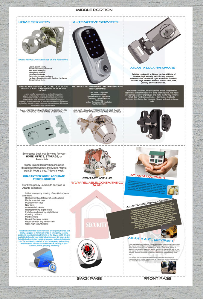 Flyer Design by raihan for reliable locksmiths | Design #1881084