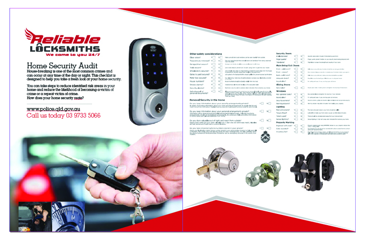 Flyer-Design von Creativedesigns für reliable locksmiths | Design #1858613