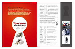 Diseño de Flyer por Creativedesigns para reliable locksmiths | Diseño: #1858622