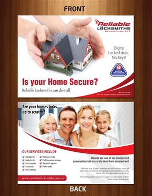 Flyer-Design von Sbss für reliable locksmiths | Design: #1837698