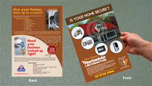 Flyer Design by Impressive Solutions for reliable locksmiths | Design: #1843770