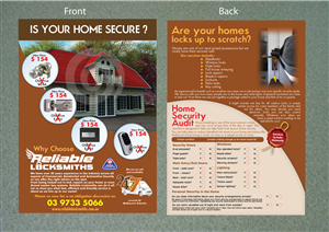 Flyer Design by Impressive Solutions for reliable locksmiths | Design: #1874170