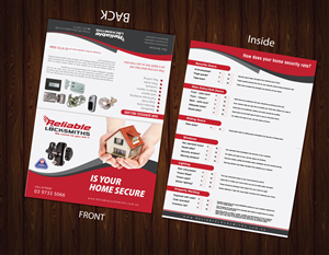 Flyer-Design von meet007 für reliable locksmiths | Design: #1844988