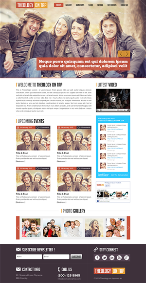 Design Wordpress par Mayank Patel pour Ex Corde Pictures | Design : #1851469