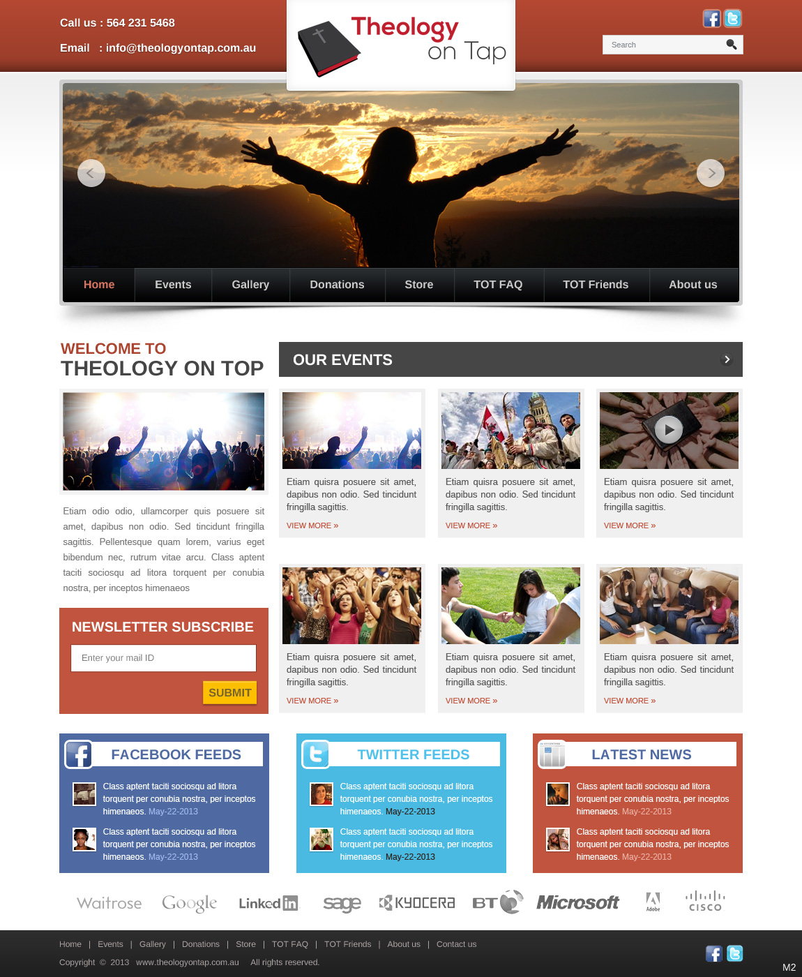Design Wordpress par pb pour Ex Corde Pictures | Design #1840191