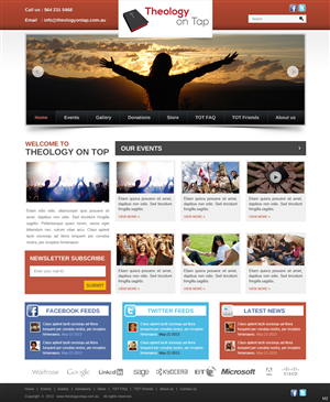 Design Wordpress par pb pour Ex Corde Pictures | Design : #1840191