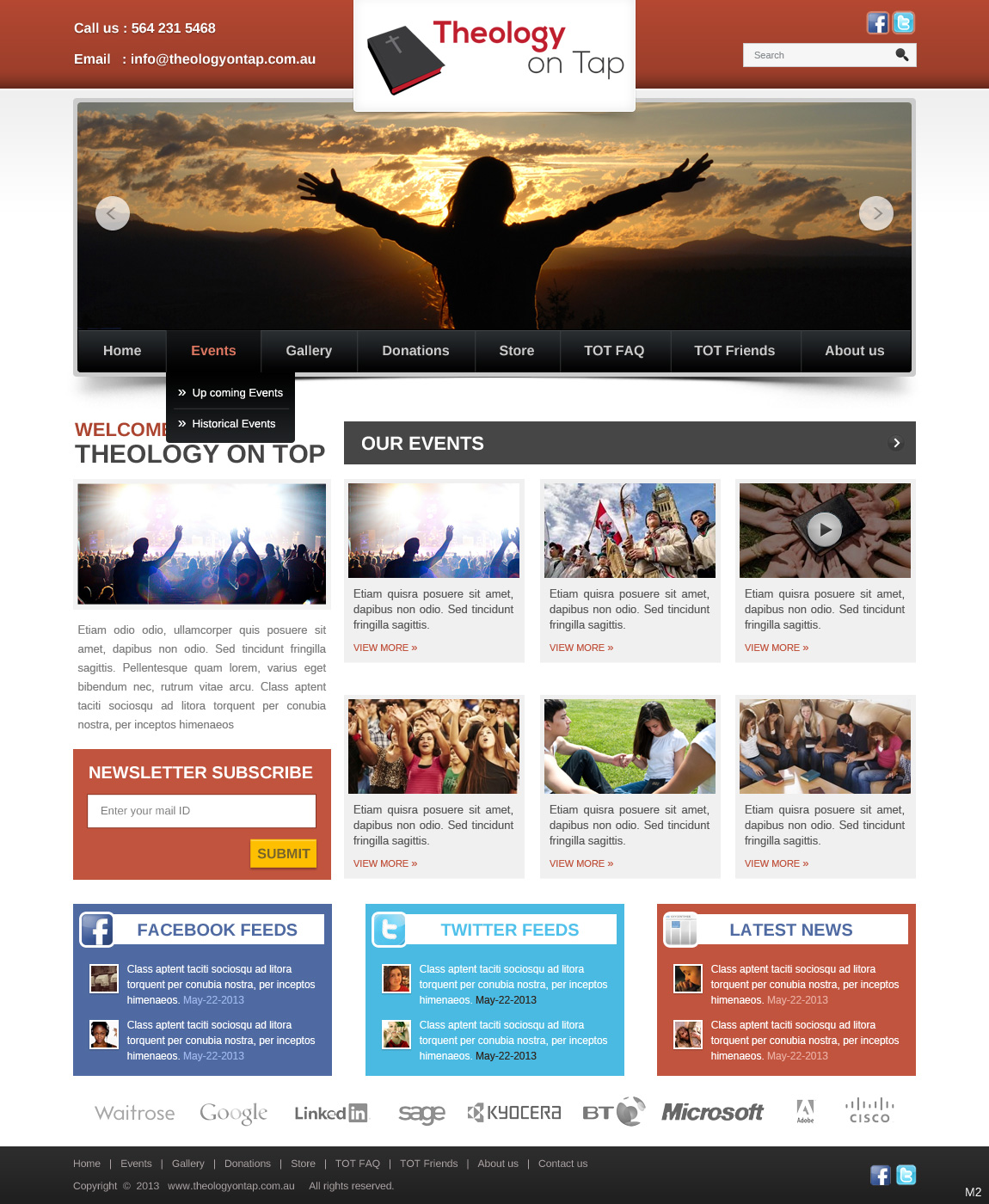 Design Wordpress par pb pour Ex Corde Pictures | Design #1840193