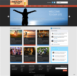 Design Wordpress par pb pour Ex Corde Pictures | Design : #1848445