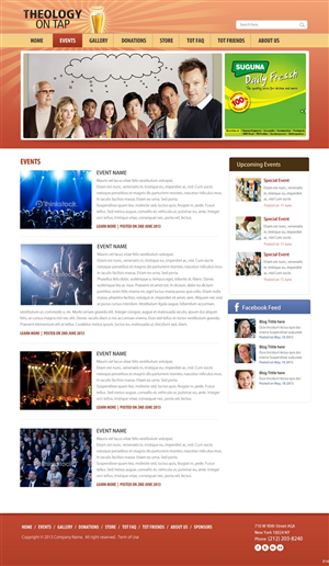 Design Wordpress par pb pour Ex Corde Pictures | Design : #1921956