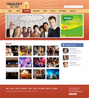 Design Wordpress par pb pour Ex Corde Pictures | Design : #1921959