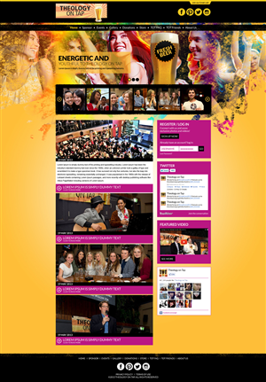 Design Wordpress par Black Stallions Impressive Solutions pour Ex Corde Pictures | Design #1833807