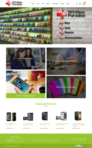 Web Design by pb for Wireless Paradise Franchising | Design: #7198770